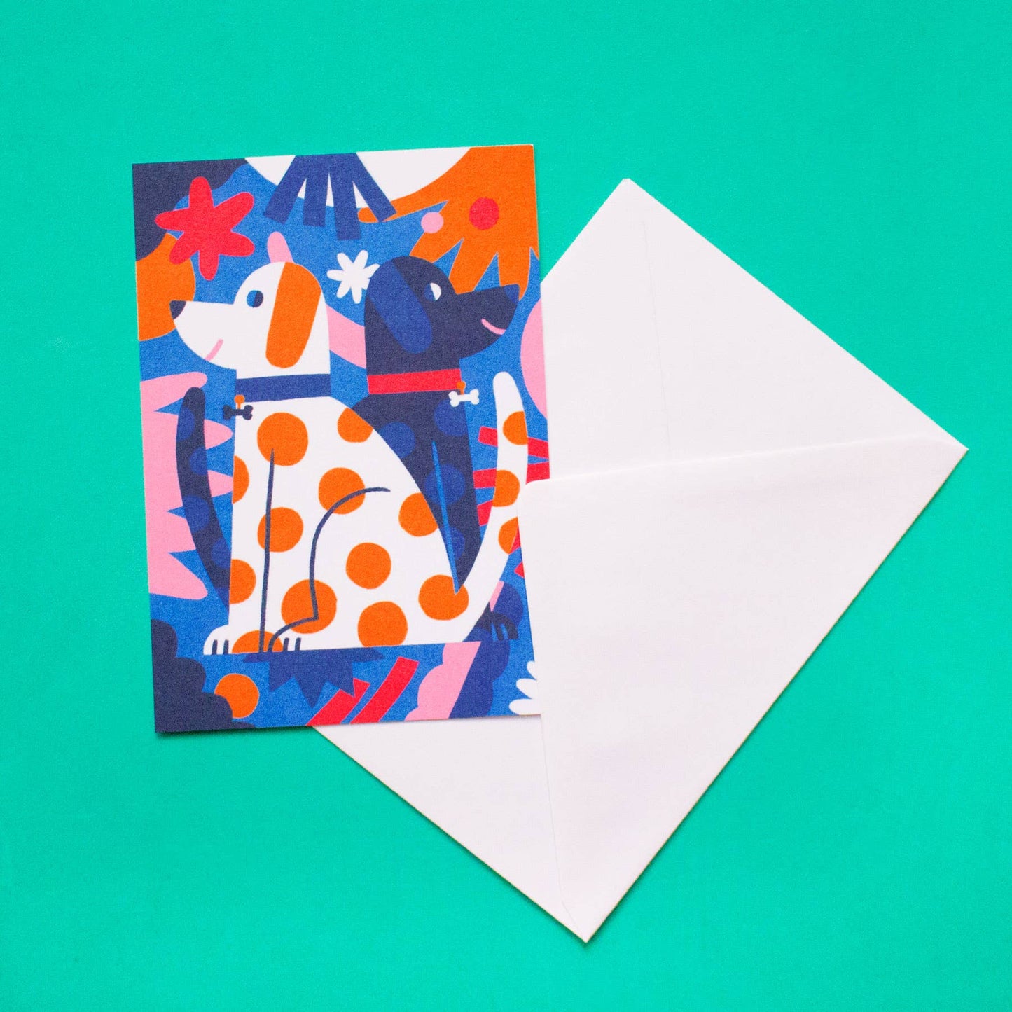 Dogs Flat Card