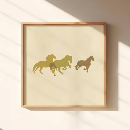 Horses print