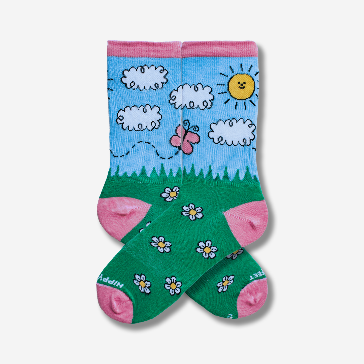 Sunshine & Butterflies Crew Socks