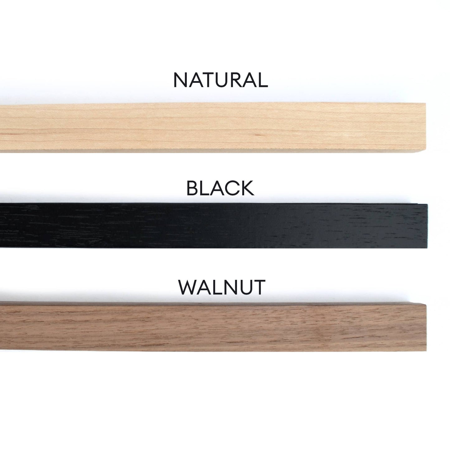 Magnetic Natural Wood Hanging Frame - 14.5"
