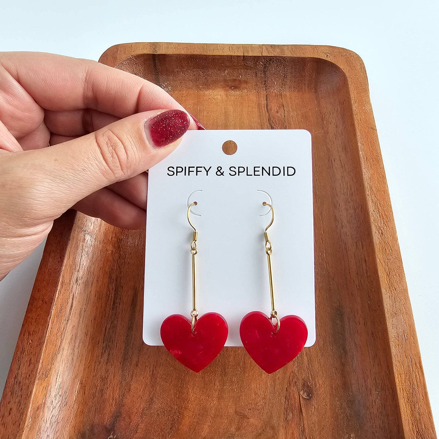 Mina Heart Earrings