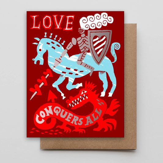 Love Conquers card