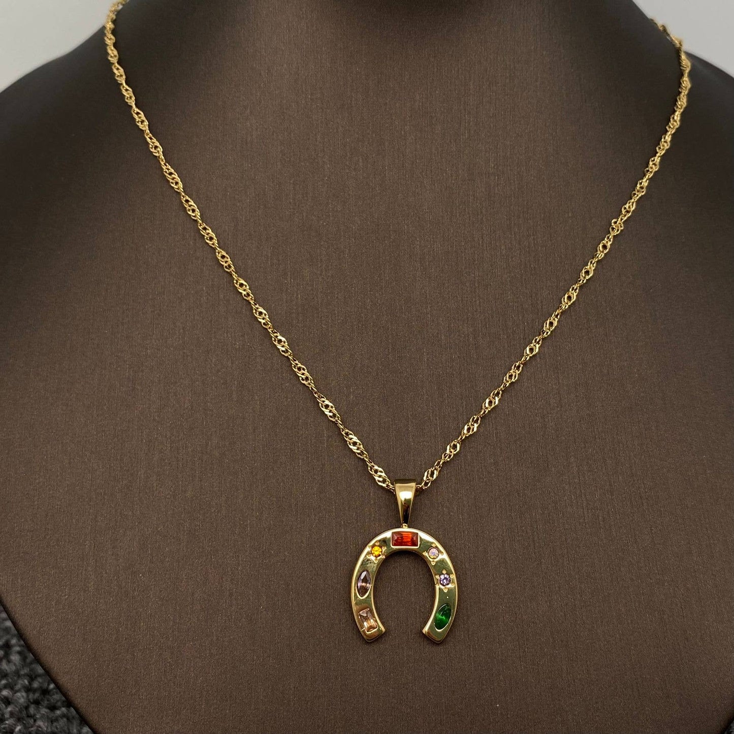 Horseshoe Charm Necklace