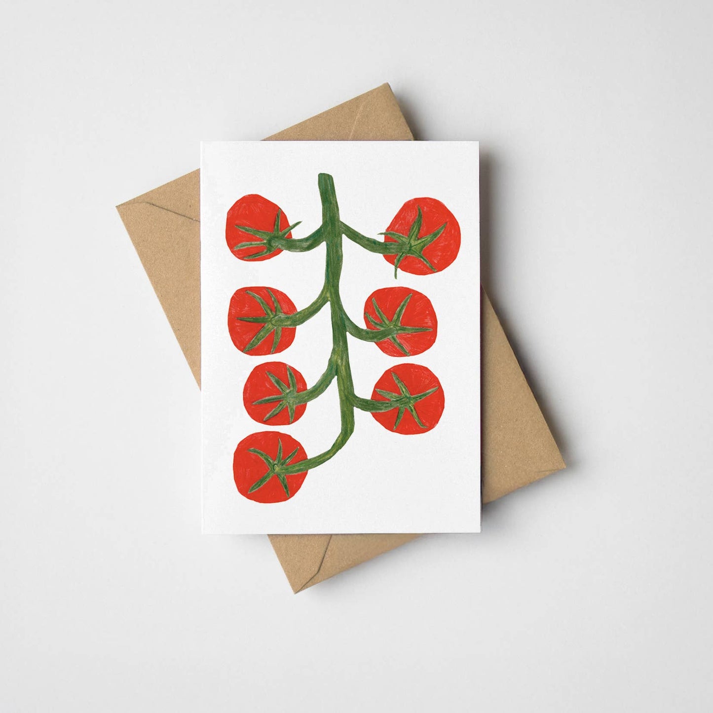 Vine Tomatoes Mini Greeting Card