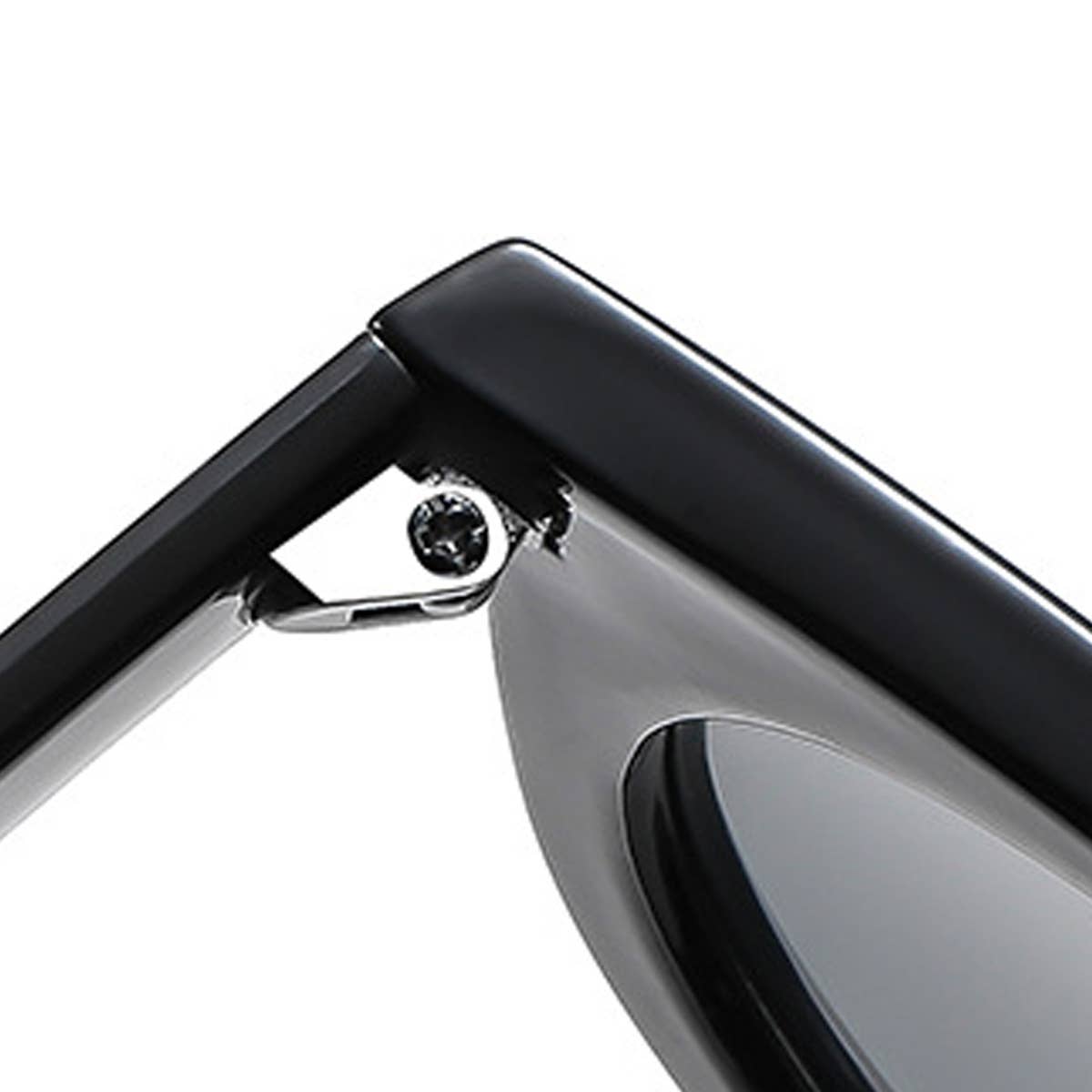 Retro Round Black Sunglasses