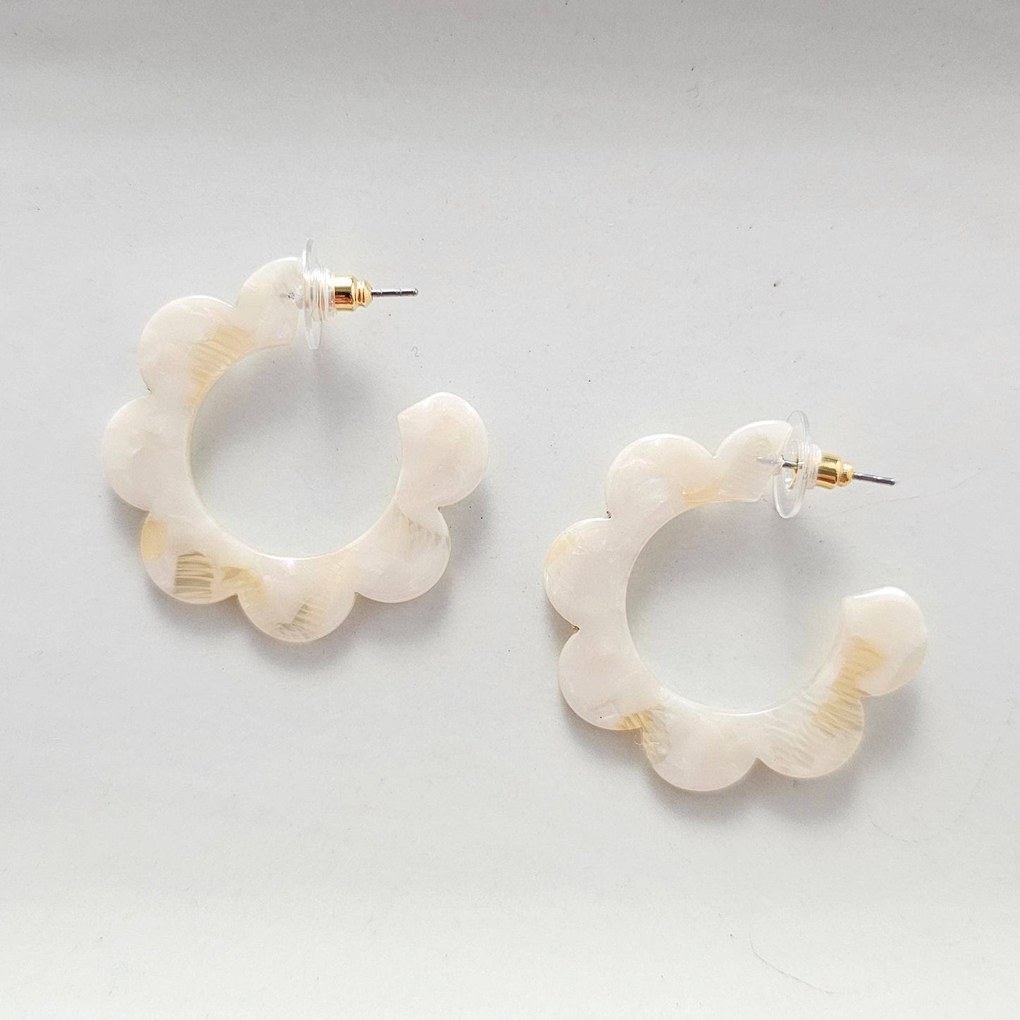 Flora Hoops Earrings