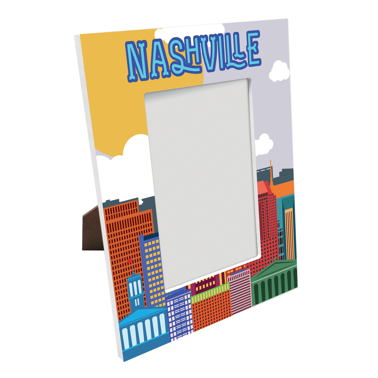 Nashville Skyline Wooden Picture Frame