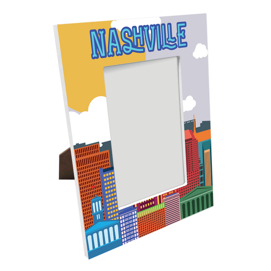 Nashville Skyline Wooden Picture Frame