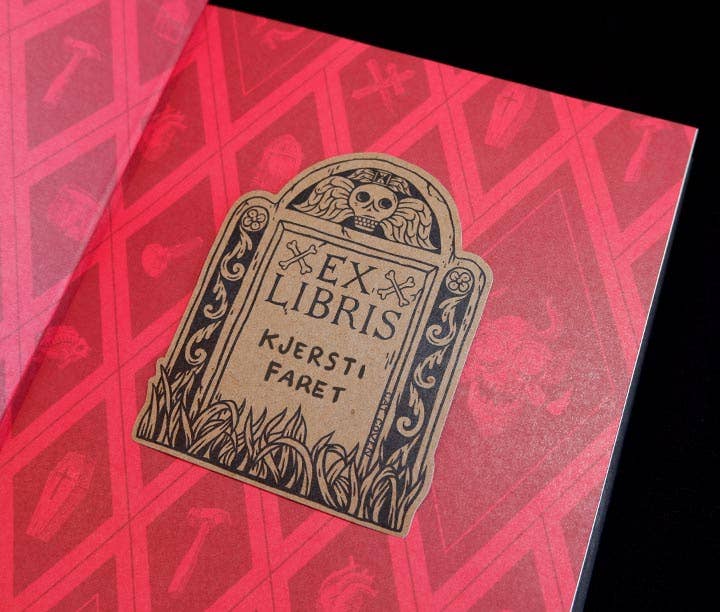 Gravestone Bookplate