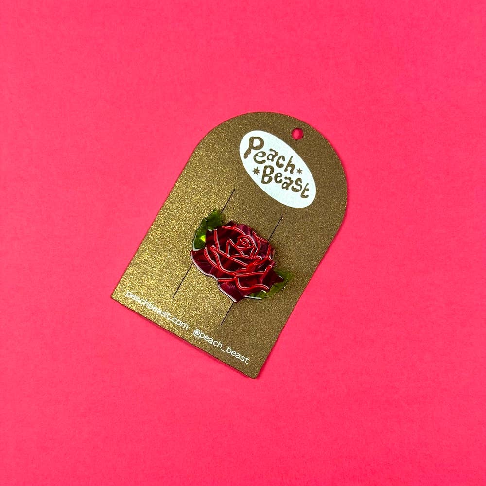 Rose Hair Clip