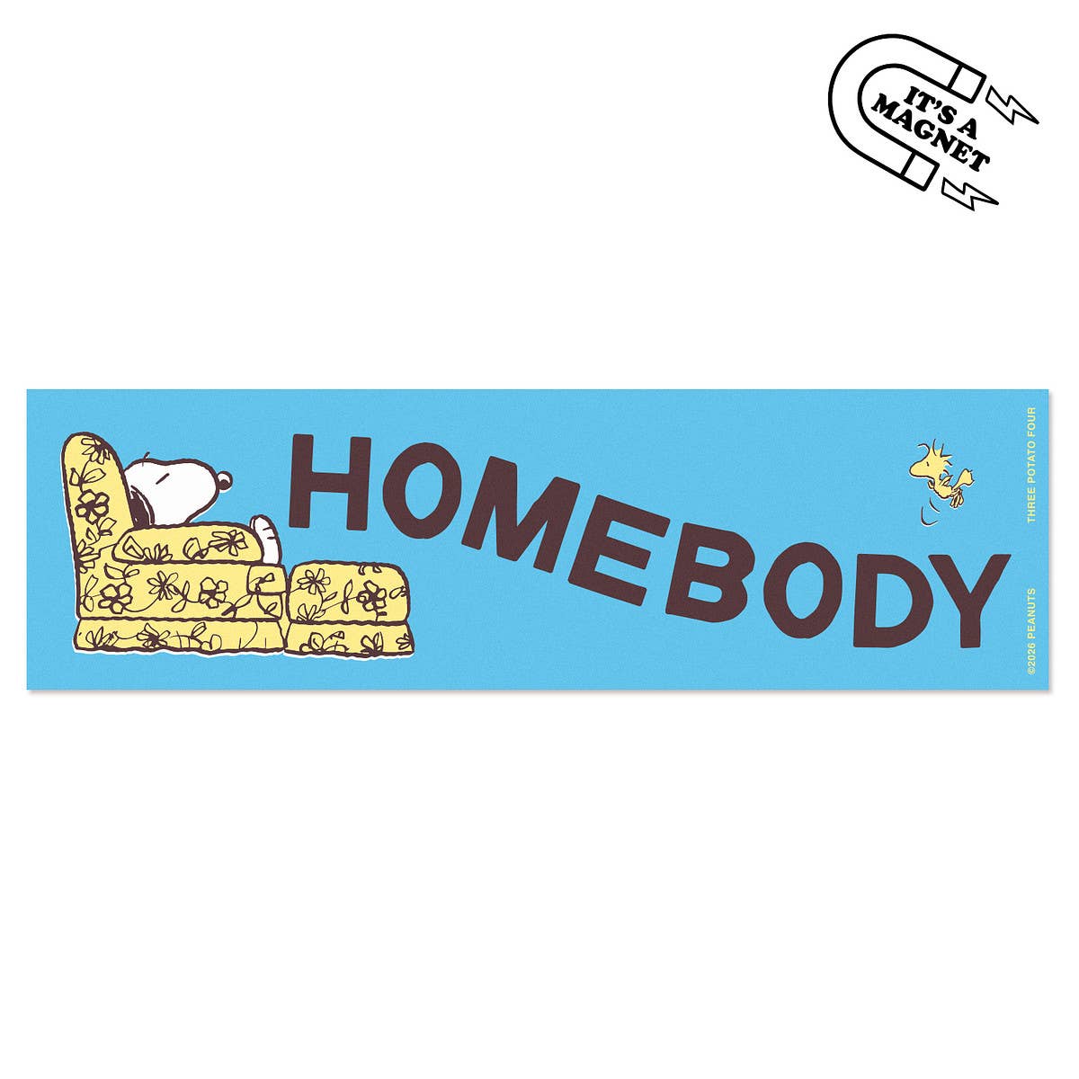 Snoopy Homebody Bumper Magnet