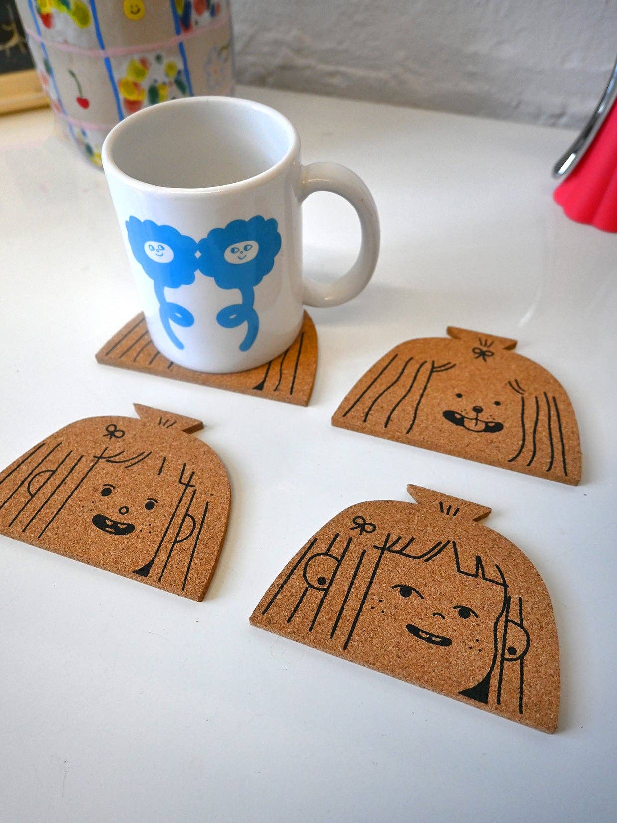 Dog Person Coaster Set