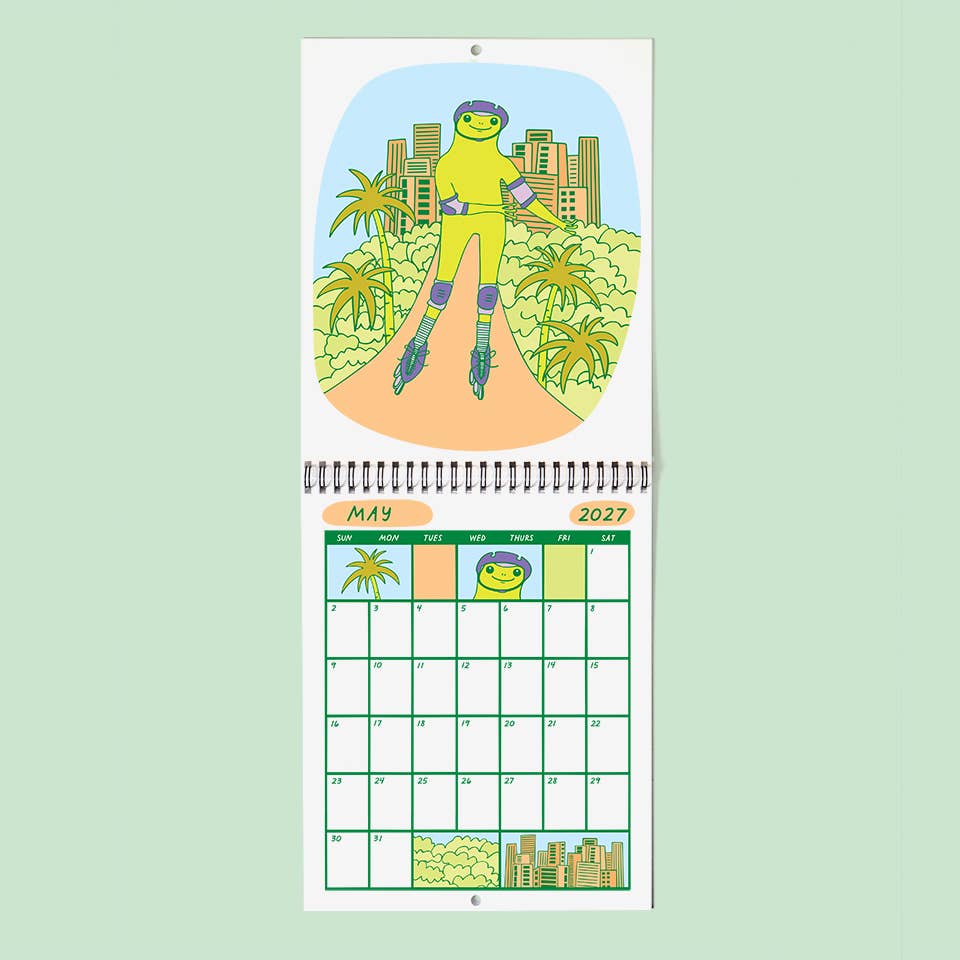 2027 Froggy of the Month Calendar