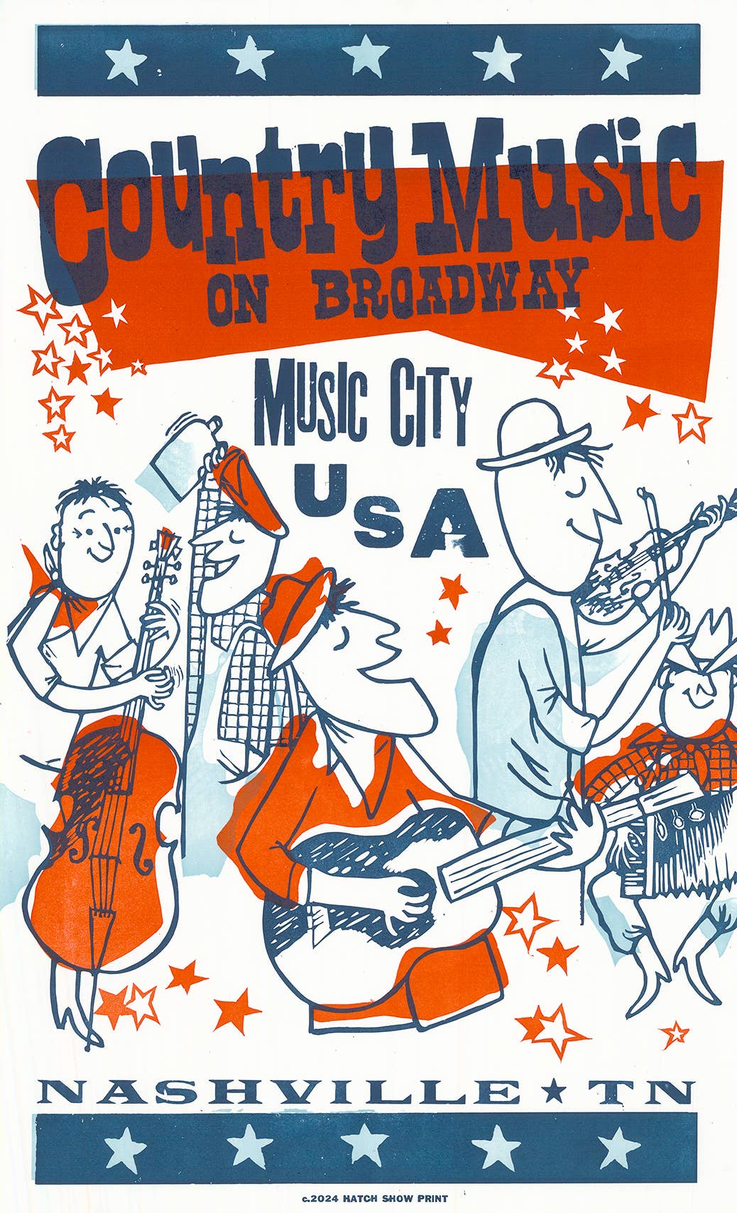Country Music on Broadway print
