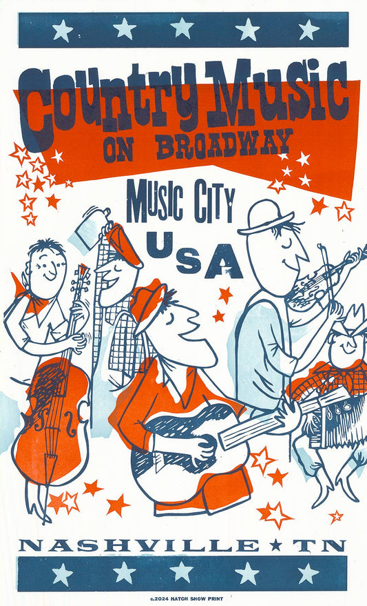 Country Music on Broadway print