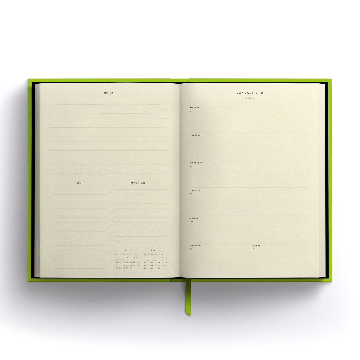 2025 Lime Planner