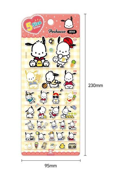 Pochacco Sanrio Sticker Sheets