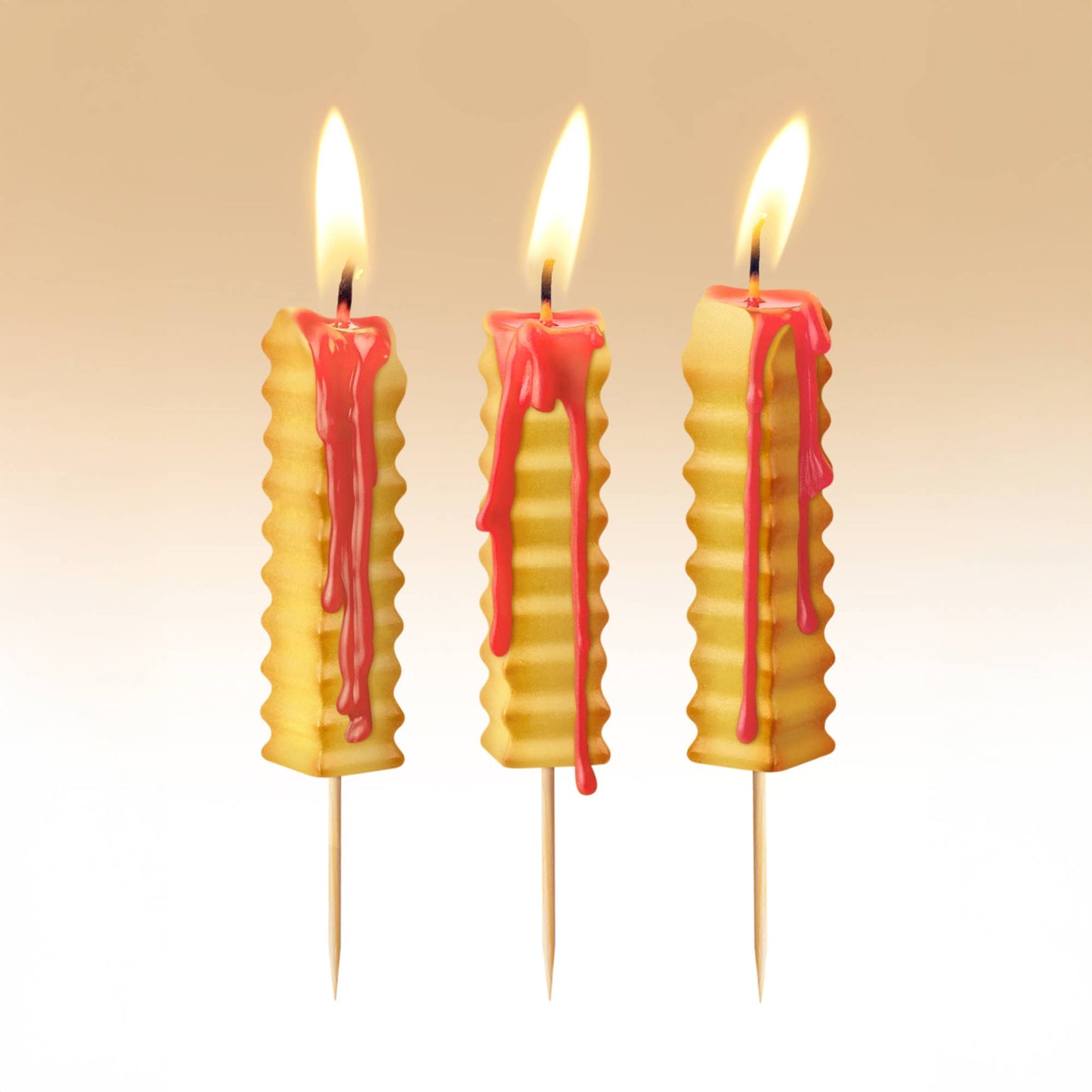 Hot and Crispy French Fry Candles Set
