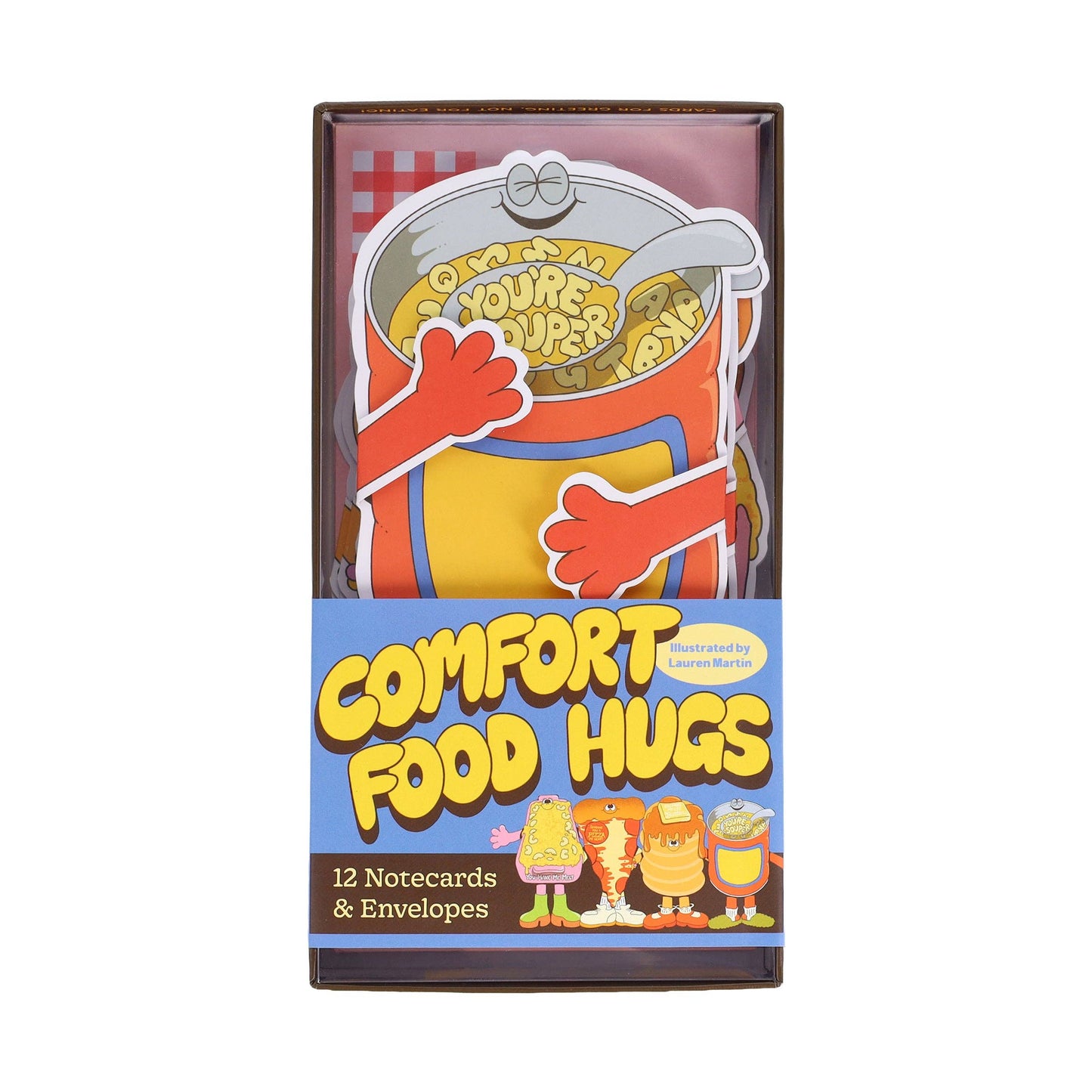 Comfort Food Hugs Notecards