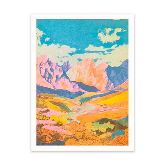 Patchwork Landscape Print