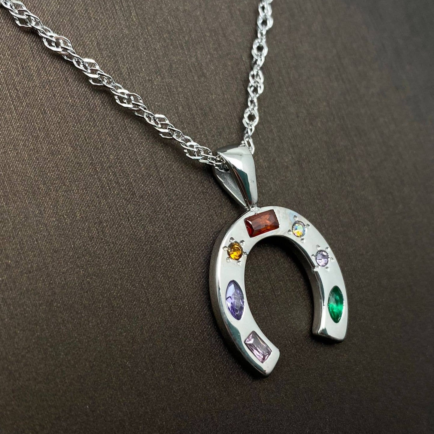 Horseshoe Charm Necklace