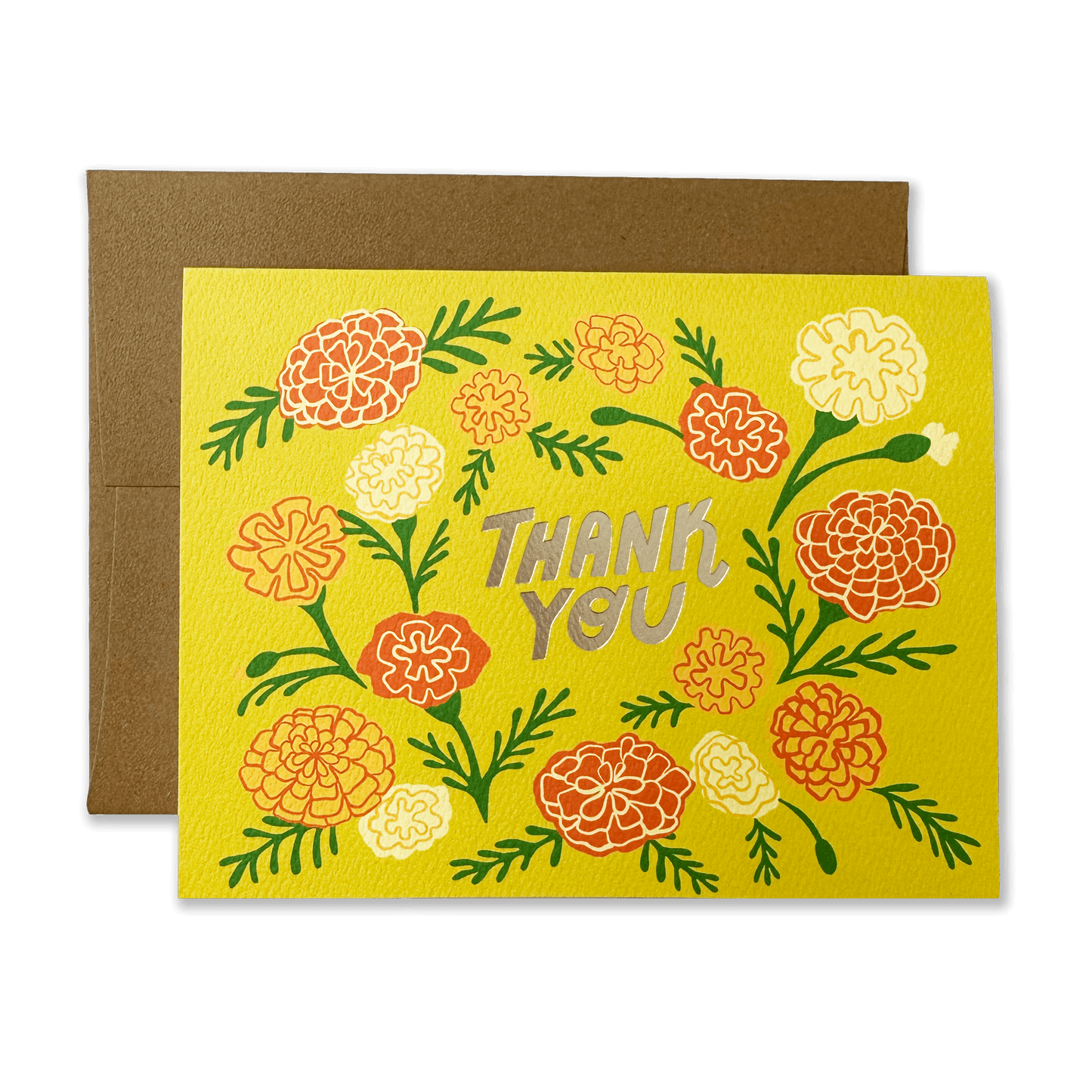 Thank You Marigolds card