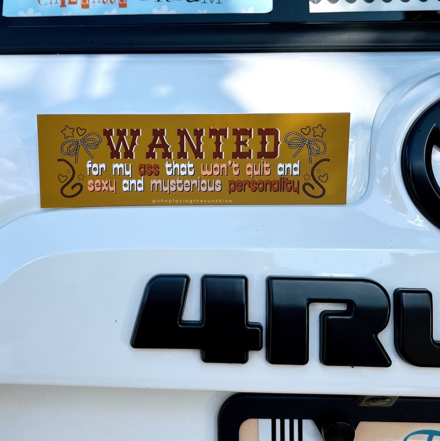 Unhinged Mini Bumper Stickers