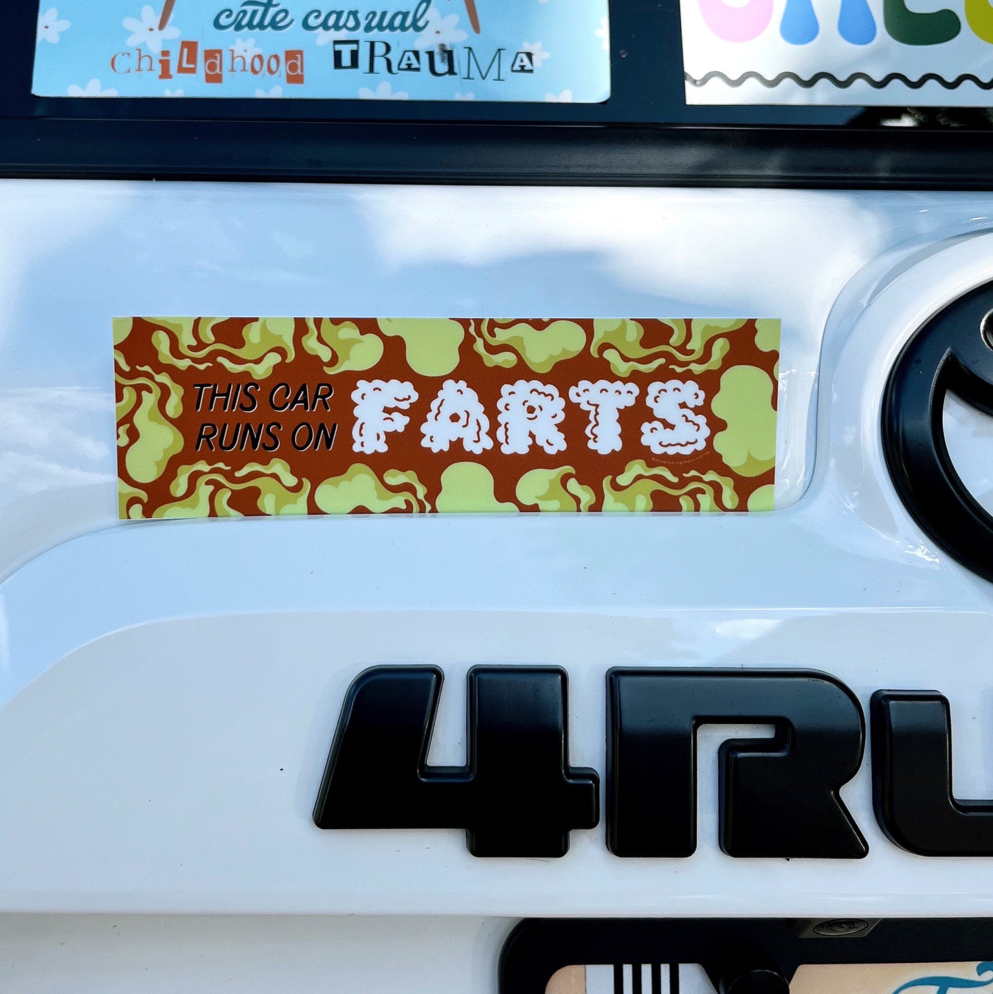 Unhinged Mini Bumper Stickers