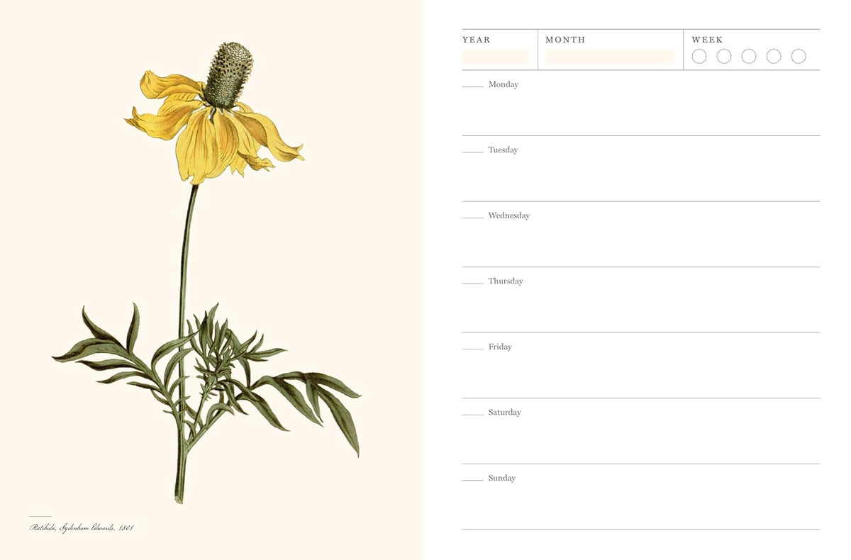 American Horticultural Society Weekly Planner