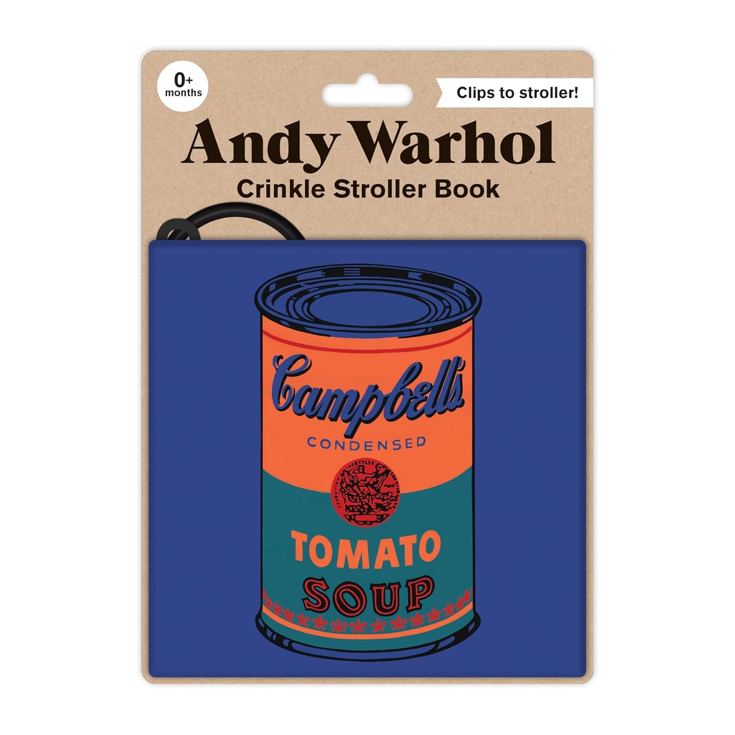 Andy Warhol Crinkle Fabric Stroller Book