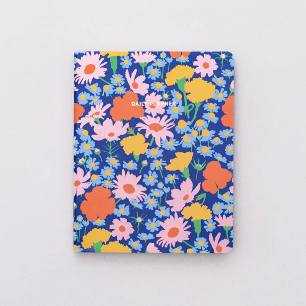 Blue Floral To-Do Planner