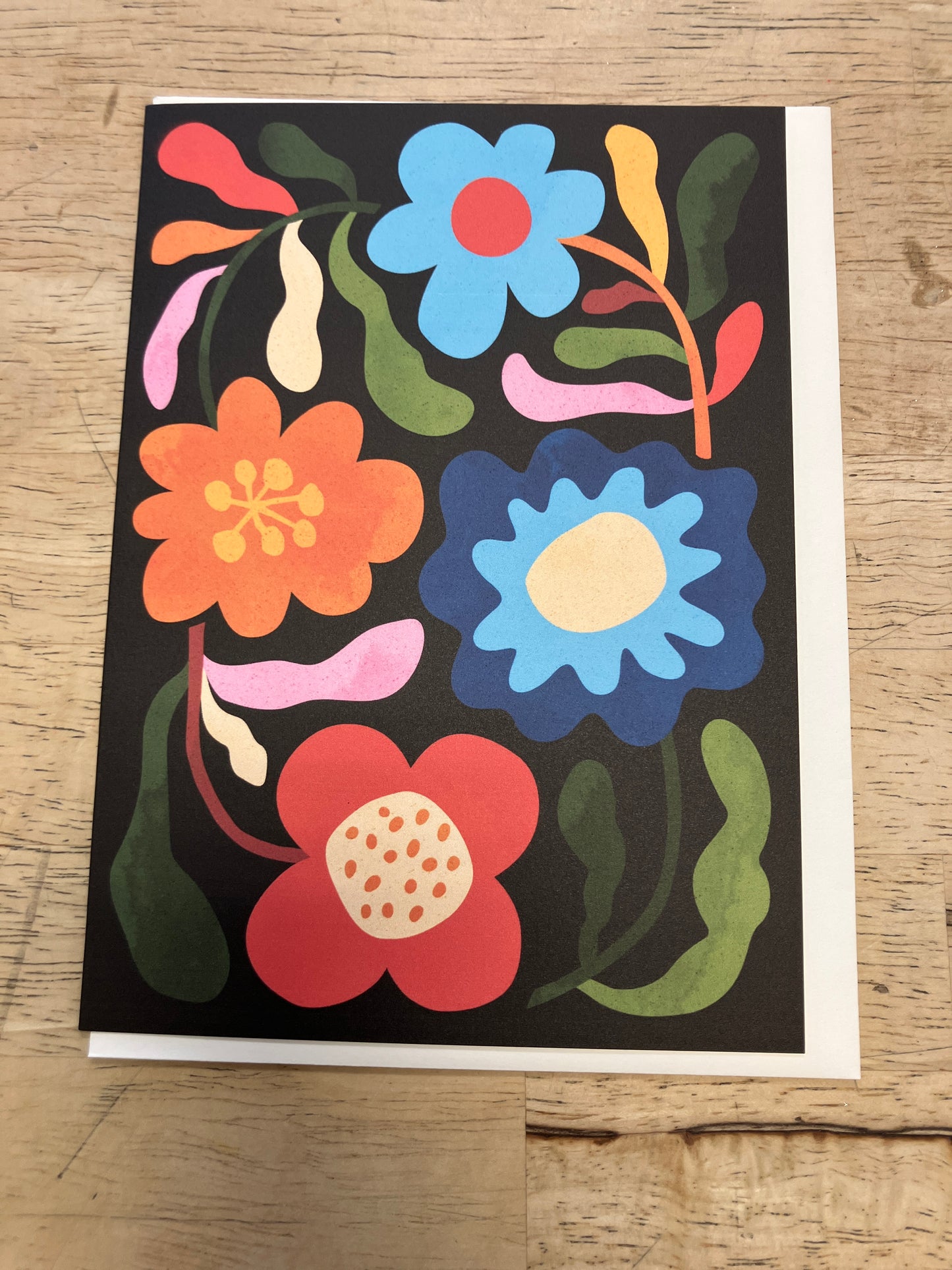 Bold Blooms card - Everyday card