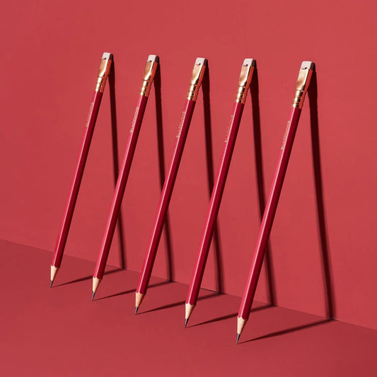 Blackwing Matte Red Pencil Set