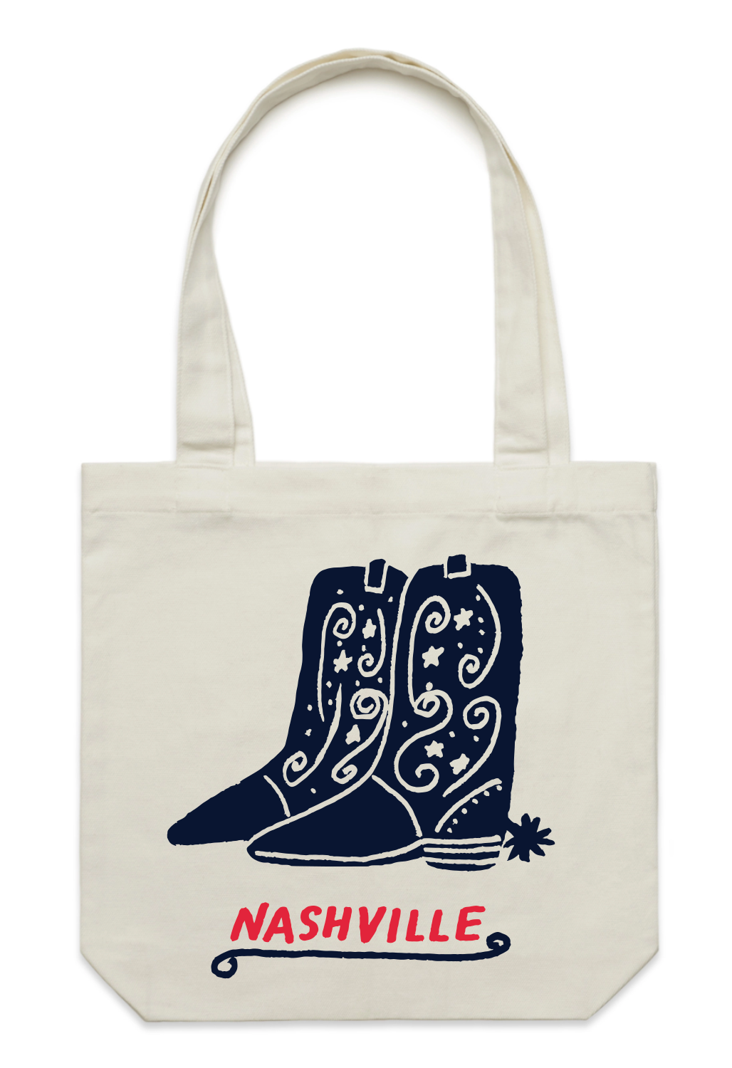 Nashville Boots Tote Bag