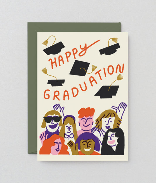 Graduation Hat Toss card
