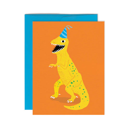 Dinosaur Party card