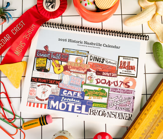 2026 Historic Nashville Calendar