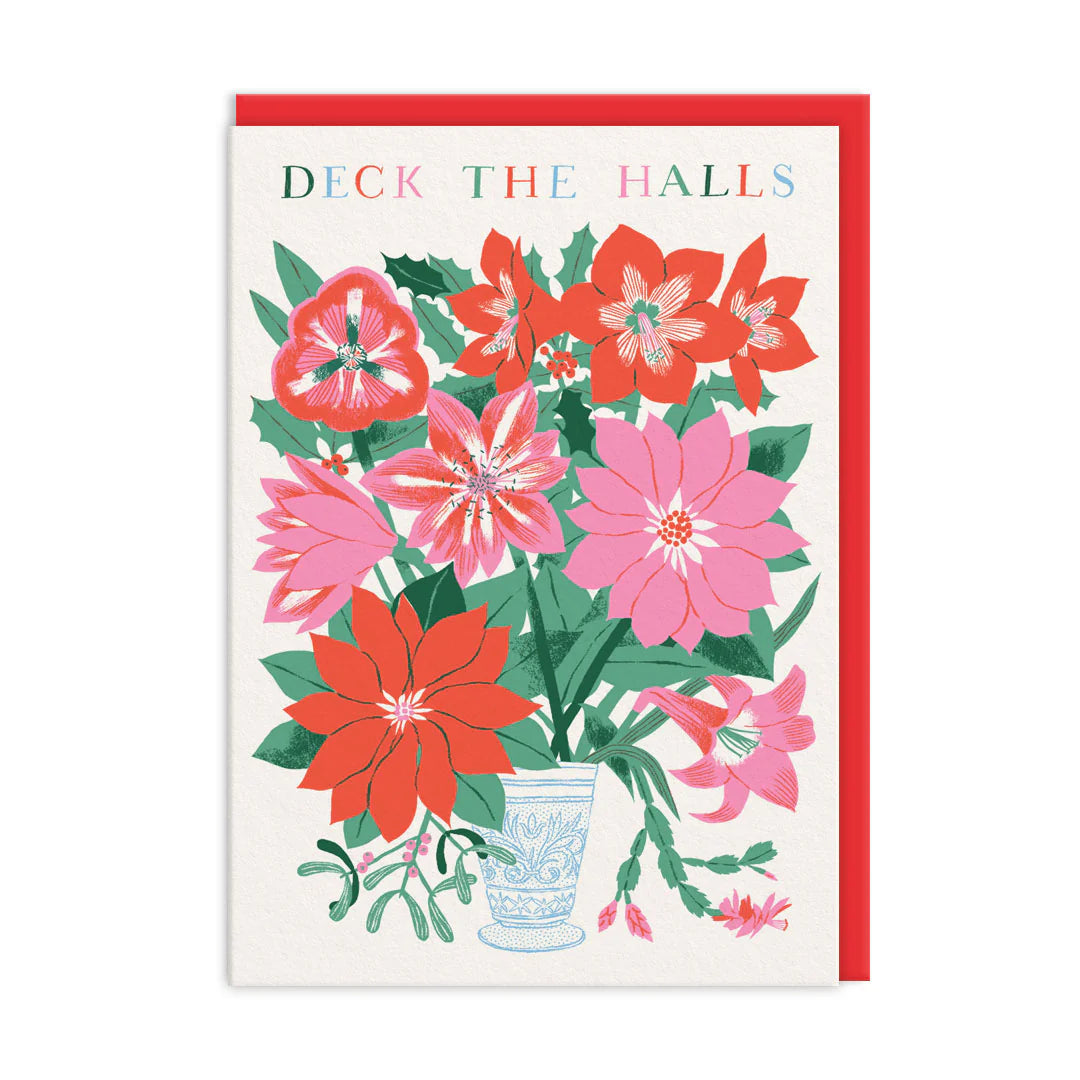 Deck the Halls card