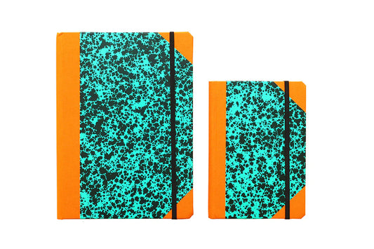 Pebble Cloud Green Plain Notebook