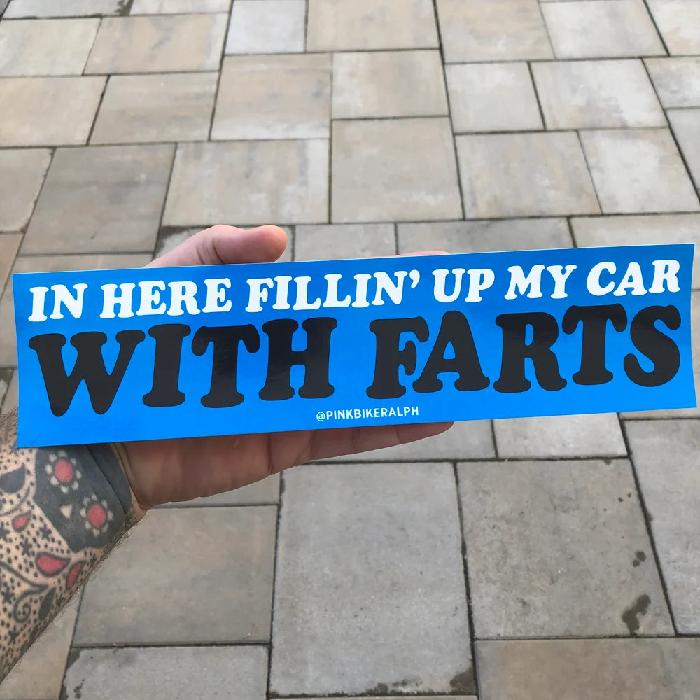 Car Full of Farts Bumper Sticker