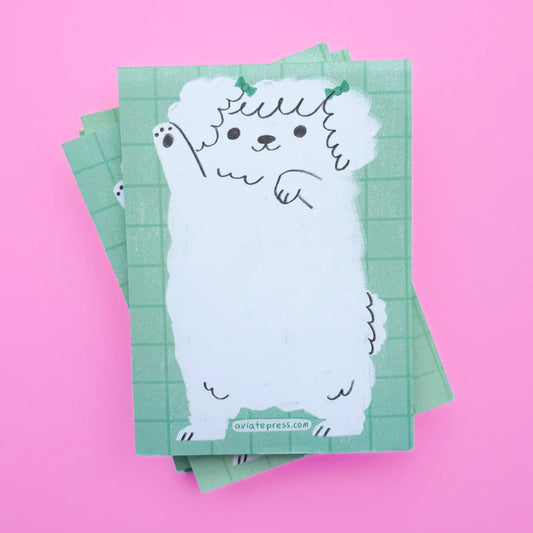 Fluffy Pup Notepad