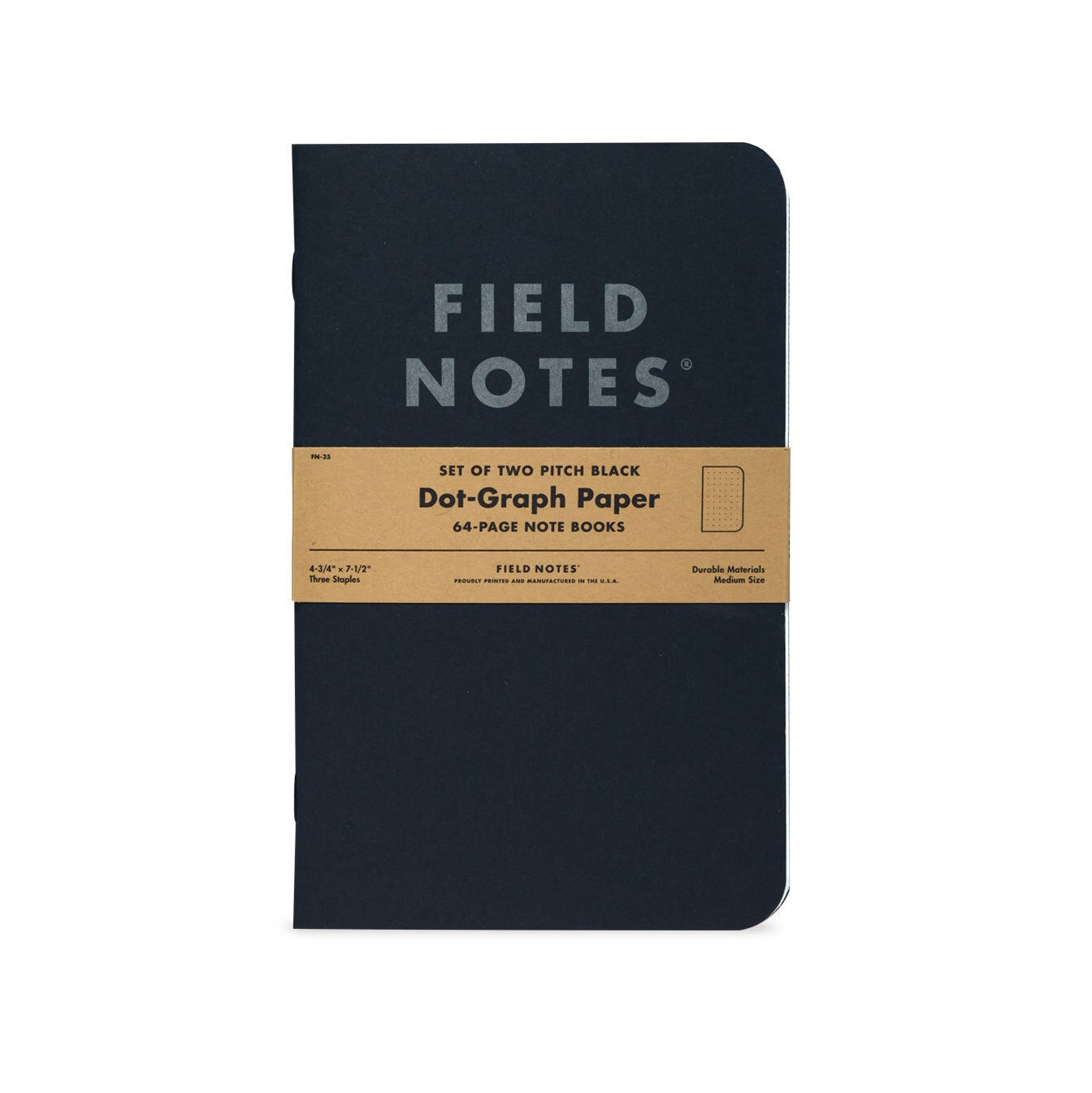 Field Notes Pitch Black Notebook