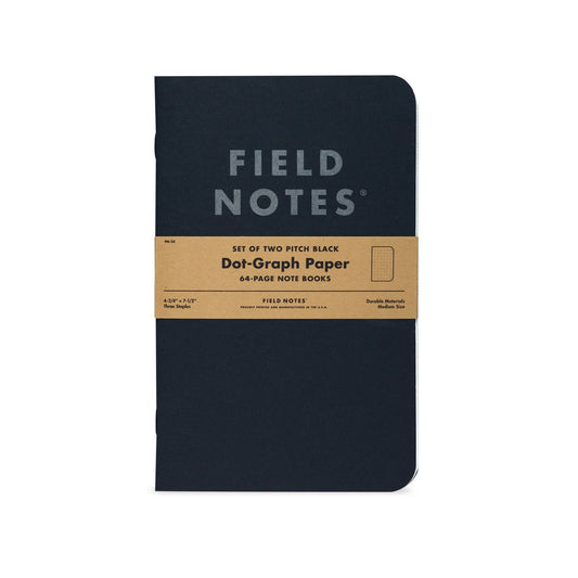 Field Notes Pitch Black Notebook