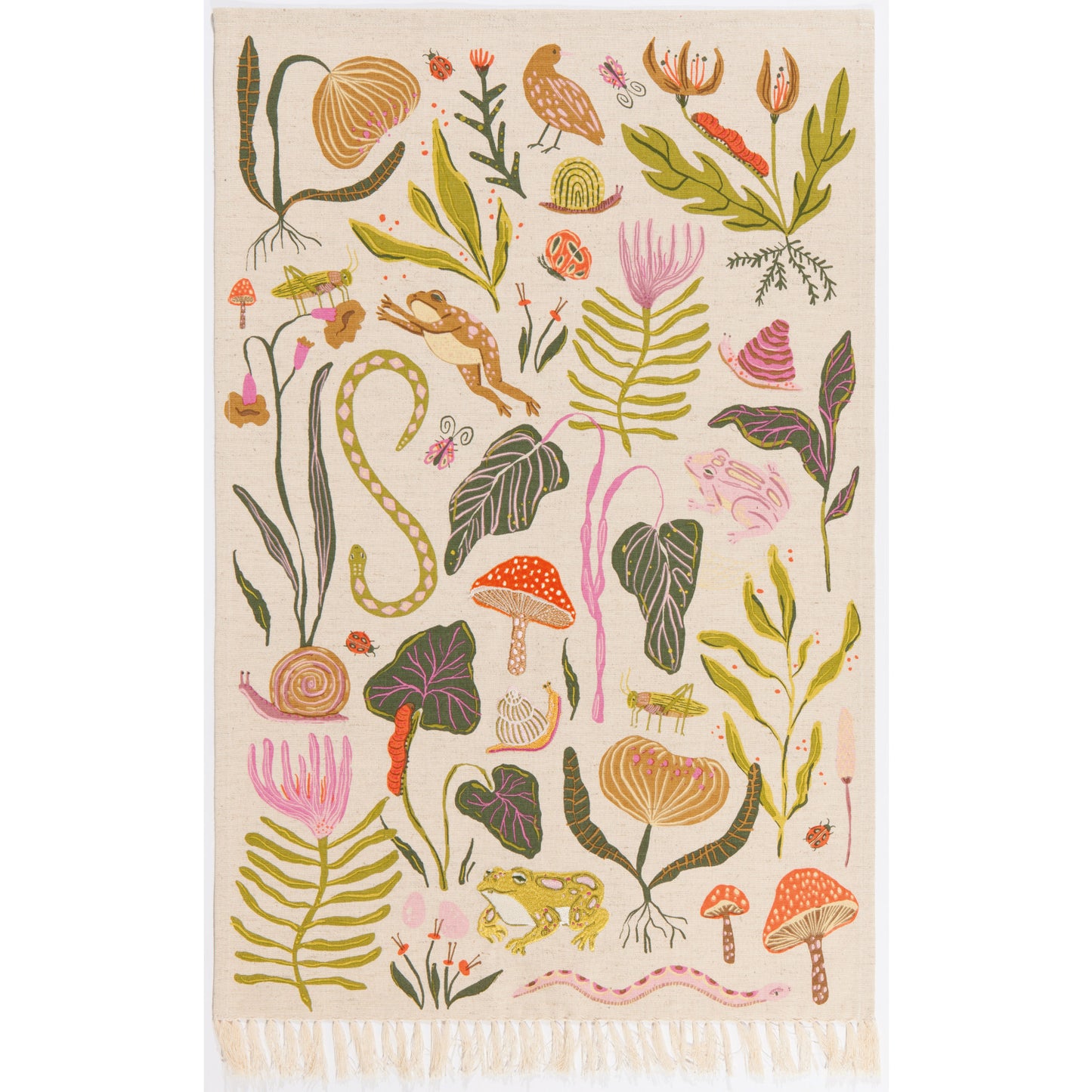 Gardenland Embroidered Dish Towel