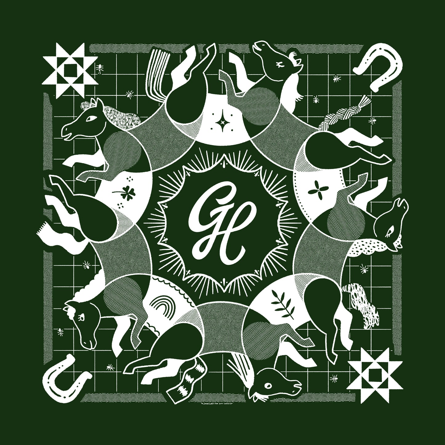 Gift Horse 10th Birthday Bandana