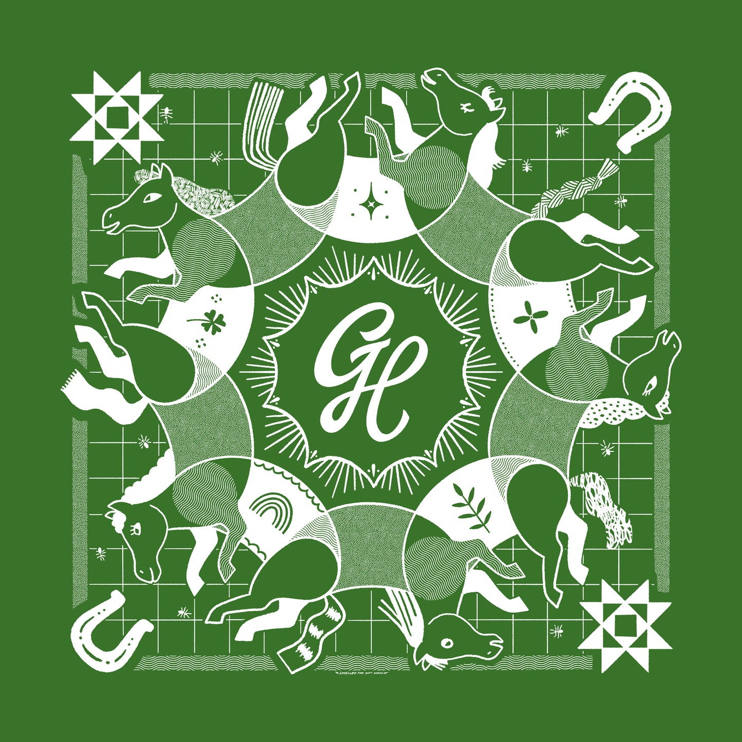 Gift Horse 10th Birthday Bandana