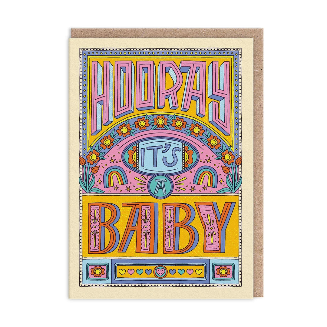Hooray It's a Baby card