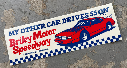 Briley Motor Speedway Bumper Sticker