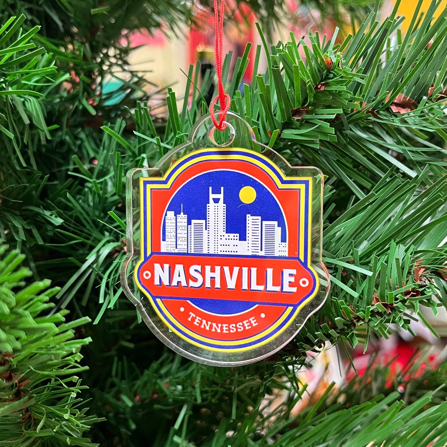 Nashville Skyline Acrylic Ornament