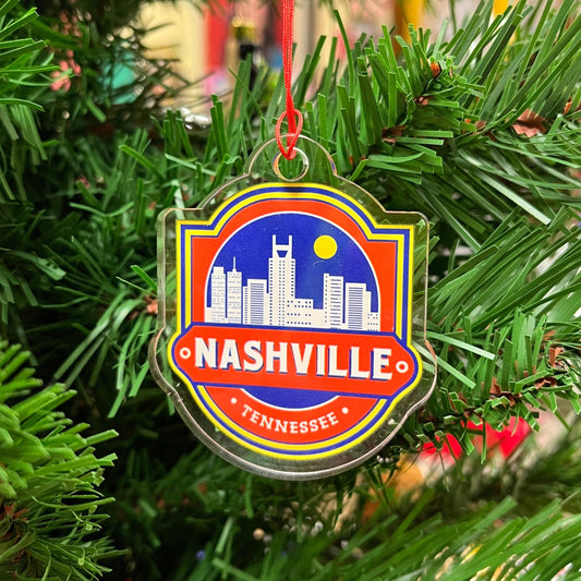 Nashville Skyline Acrylic Ornament